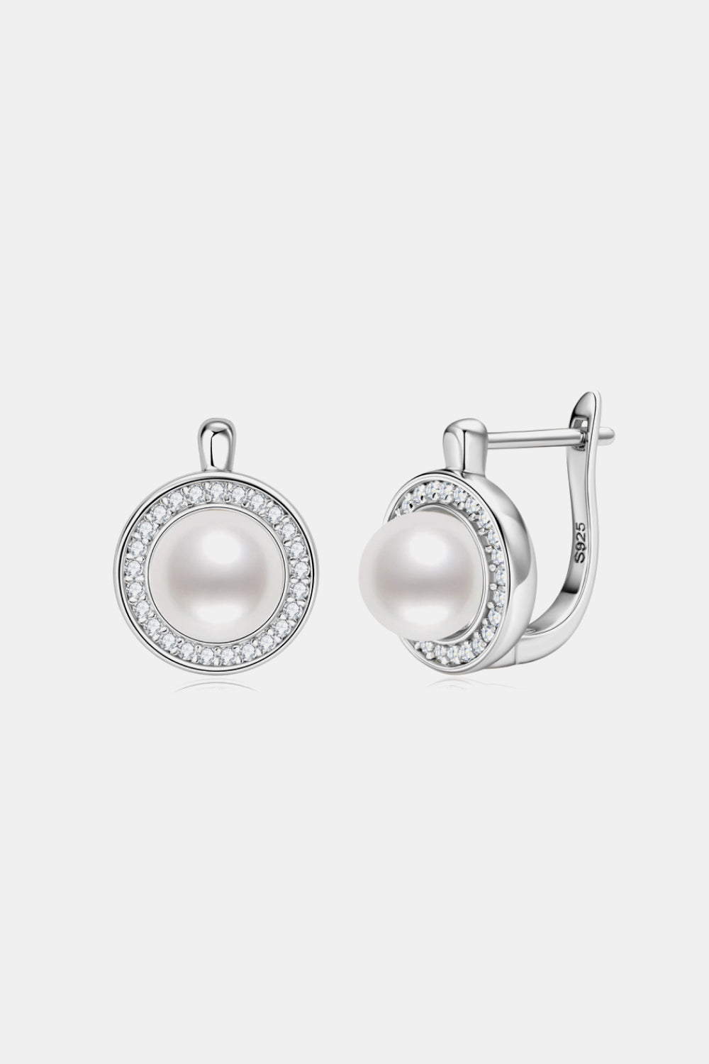 Aretes de Plata 925 con Perla