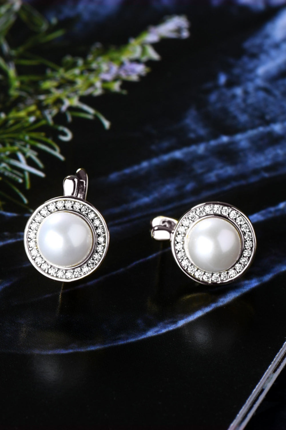 Aretes de Plata 925 con Perla