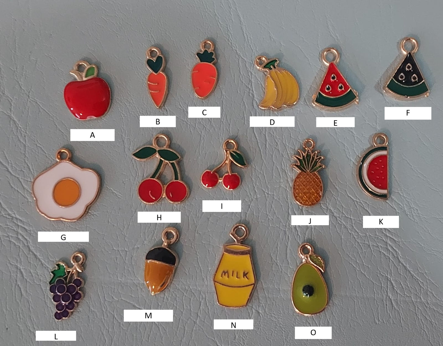 🍓🍍Charms de Alimentos