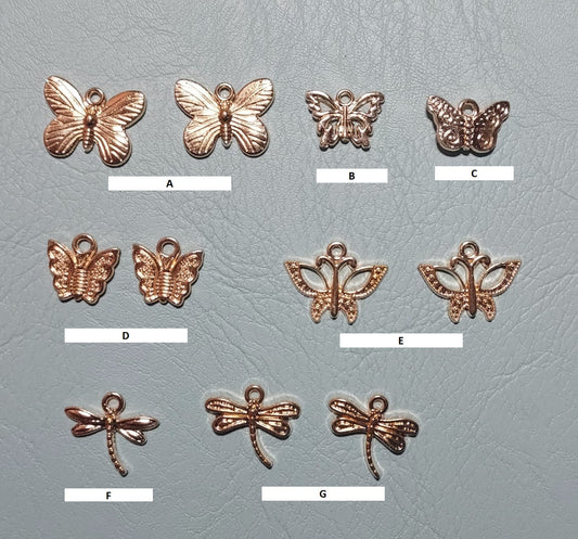 🦋🐾 Charms de Mariposas