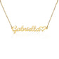 Collar con Nombre y Corazón