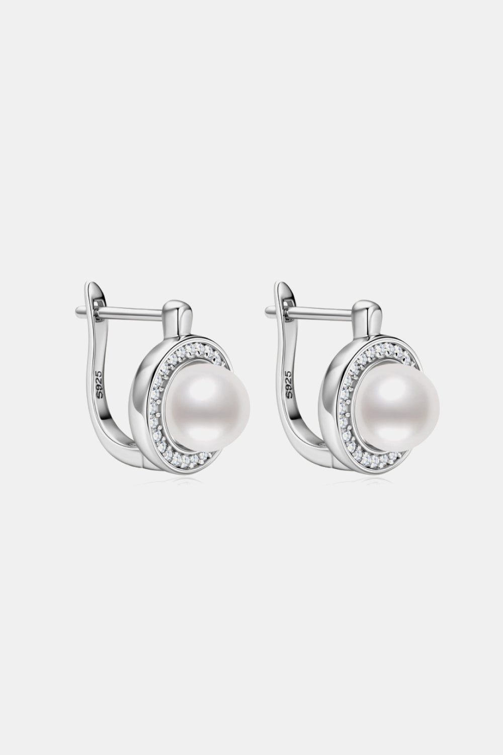 Aretes de Plata 925 con Perla